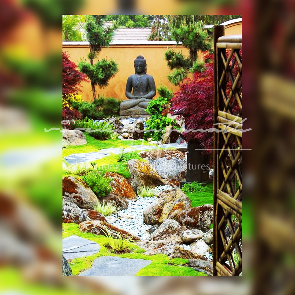 Buddha-Waterfall-Sculpture